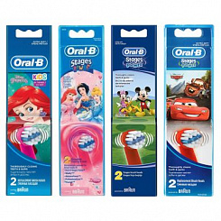 Oral-B Сменные насадки для электрической зубной щетки StagesPower (детские), 2шт
