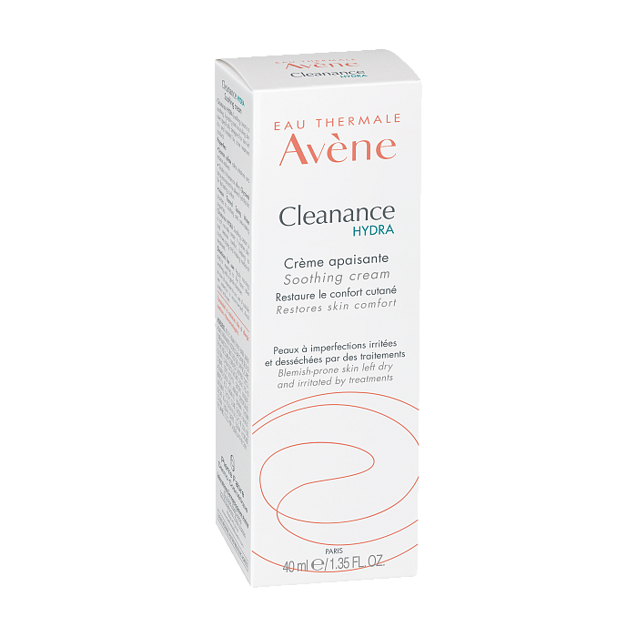 AVENE CLEANANCE HYDRA Успокаивающий крем, восстанавливающий комфорт кожи 40 мл