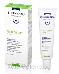 ISISPHARMA TEEN DERM Alpha pure (Тин Дерм Альфа пур)гель-крем интен. ухода за проб. кожей с выс степенью выр-ти,30мл