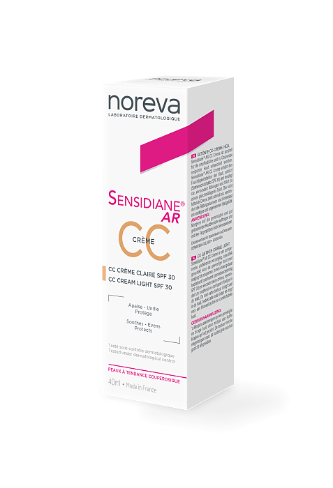NOREVA СЕНСИДИАН AR CC Крем SPF 30, светлый тон, 40 мл