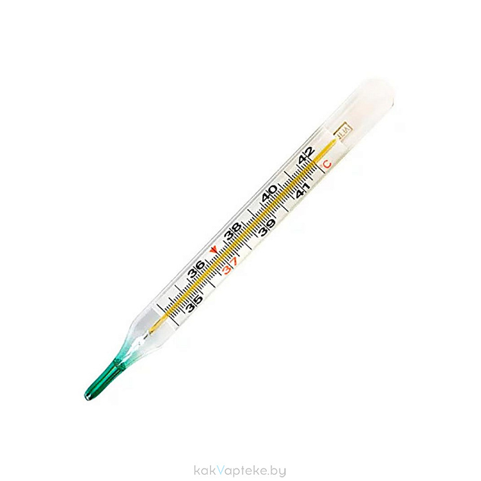 Термометр медицинский ртутный стеклянный(с покрытием)