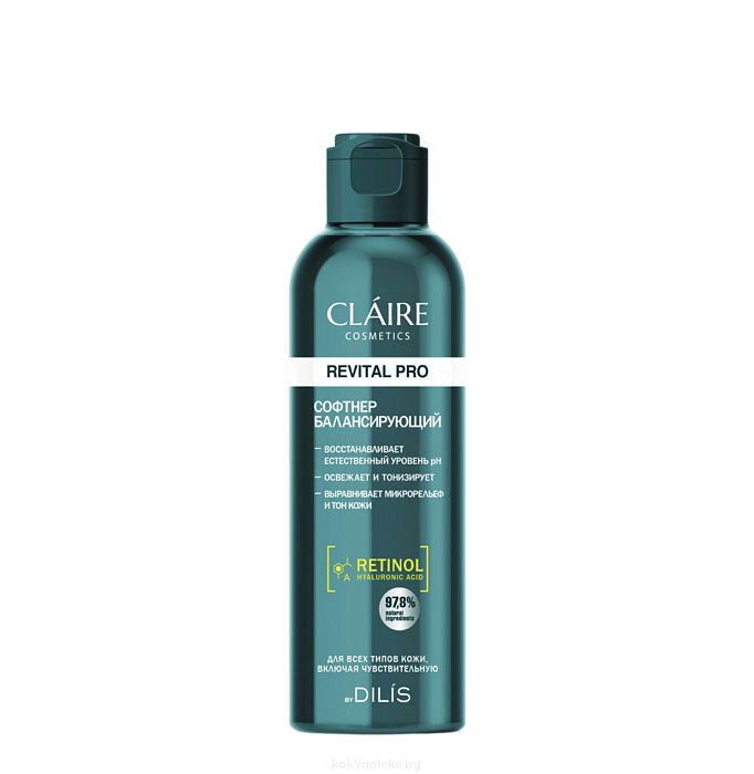 CLAIRE COSMETICS REVITAL PRO Софтнер балансирующий, 200 мл