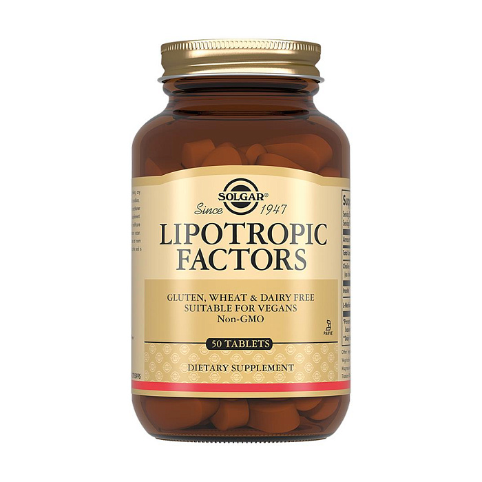 Solgar Липотропный фактор, БАД таблетки №50