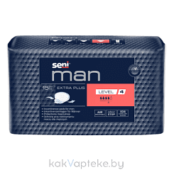 SENI MAN вкладыши специальные для мужчин EXTRA PLUS LEVEL 4 (экстра плюс уровень 4) 15 шт