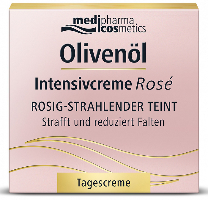 Olivenol Medipharma cosmetics крем для лица интенсив Роза дневной, 50 мл