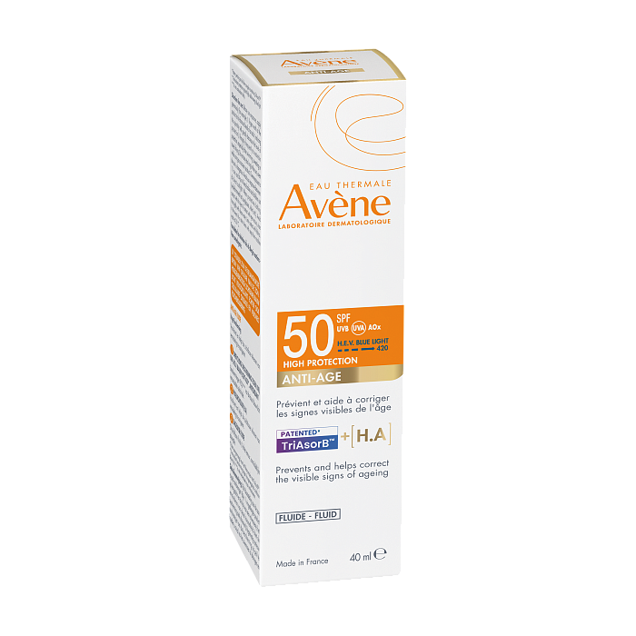 AVENE Солнцезащитный флюид антивозрастной ANTI-AGE SPF50 40 мл
