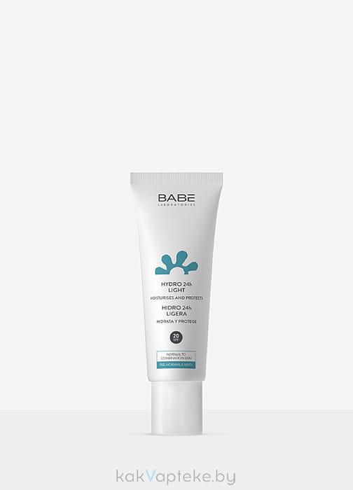 "LABORATORIOS BABE" Увлажняющий лёгкий крем 24ч SPF 20, 50 мл