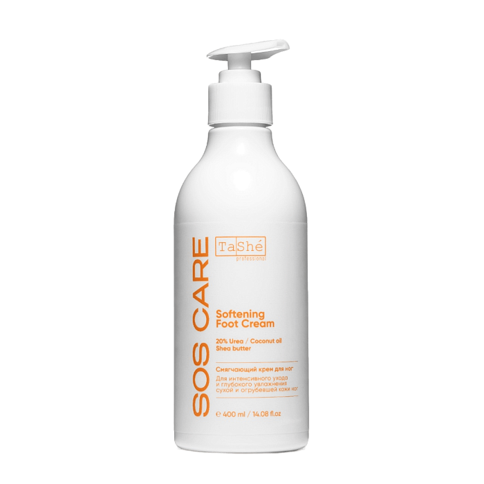Tashe professional SOS care Softening foot cream Смягчающий крем для ног, 400 мл