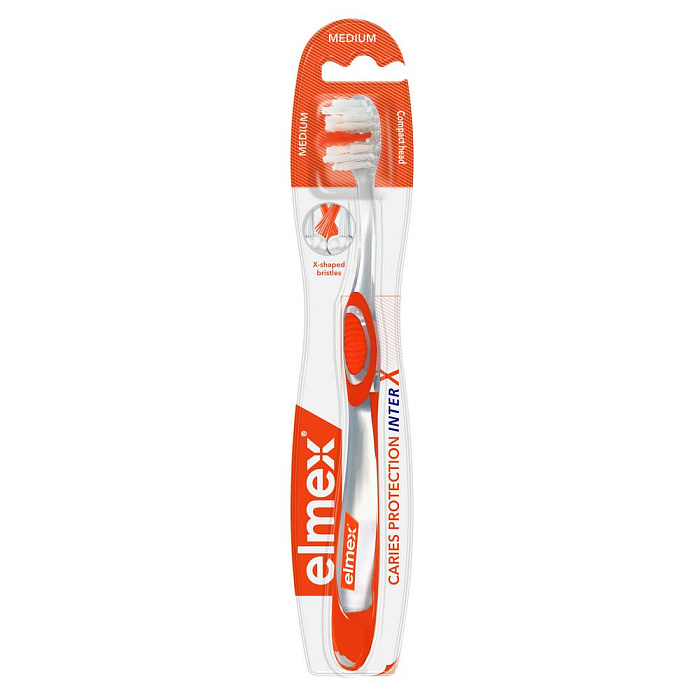 Elmex Colgate Сaries Protection Зубная щетка (Colgate Элмекс "Защита от кариеса") (средней жесткости)