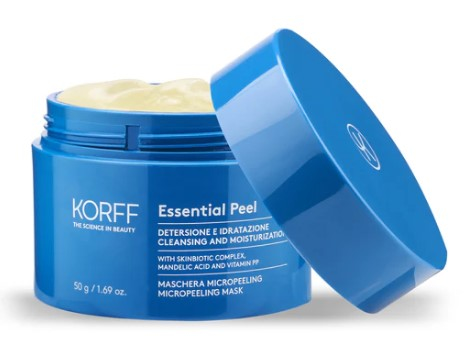 KORFF Очищающая и увлажняющая микроотшелушивающая маска для лица, 50г