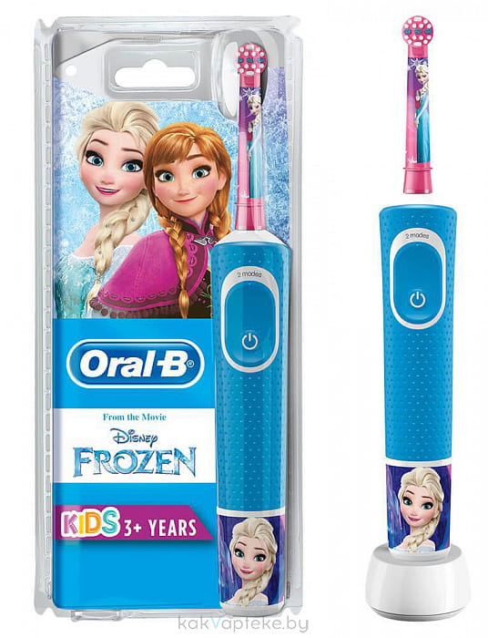 Oral-B Электрическая зубная щетка, тип 3710 с з/у, тип 3757, 1 шт (Frozen)