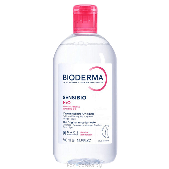 Bioderma Вода мицеллярная Sensibio H2O 500 мл