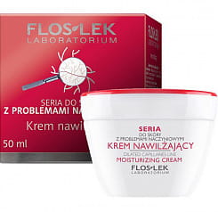 Floslek Крем увлажняющий для ухода за кожей, склонной к покраснениниям Dilated Capiliaries Line Moisturizing Cream, 50 мл