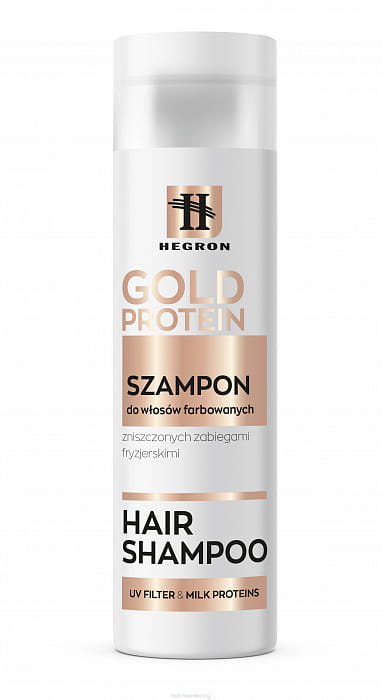HEGRON Gold protein Шампунь для окрашенных волос 230 мл