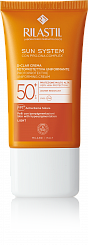 Rilastil SUN SYSTEM D-CLAR Солнцезащитный крем SPF 50+, выравнивающий тон. Для кожи, склонной к гиперпигментации тон светлый, 40 мл
