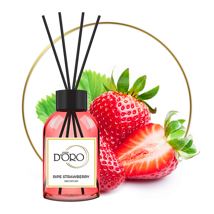 Gamma D'ORO Аромадиффузор для дома Спелая клубника 100 мл RIPE STRAWBERRY