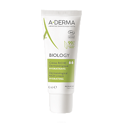 A-DERMA BIOLOGY Насыщенный увлажняющий дерматологический крем для хрупкой кожи 40 мл