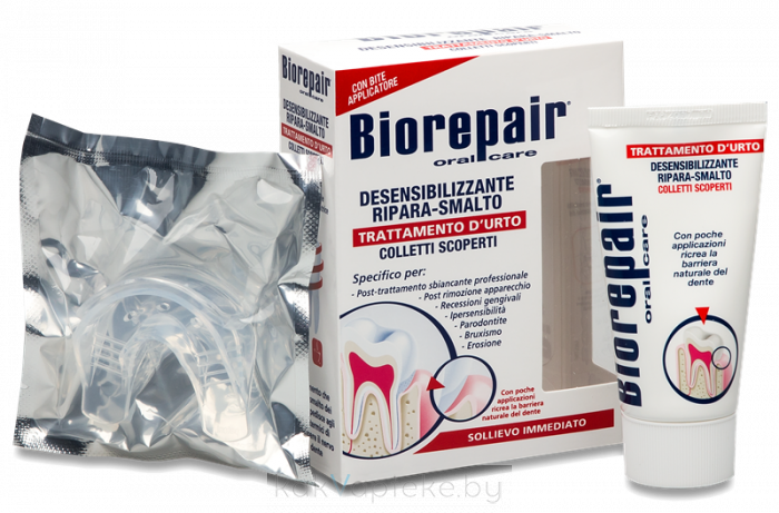 BioRepair Зубная паста для снижения чувствительности и восстановления эмали зубов "BioRepair Desensitizing Enamel Repairer Treatment" 50мл.