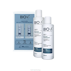 Набор BIOVI Karite: BIOVI Karite Бальзам питательный для сухих и поврежденных волос 200 мл, BIOVI Karite Шампунь питательный для сухих и поврежденных волос 250 мл,