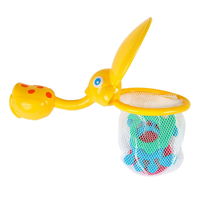 ПОМА Набор игрушек "Пеликан на охоте", 4 шт, 3 года +