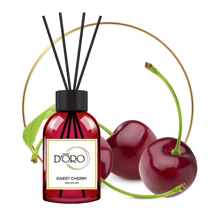 Gamma D'ORO Аромадиффузор для дома Сладкая черешня 100 мл SWEET CHERRY