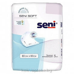 Seni Soft Пеленки одноразовые (впитывающие) 60*60 см, 5 шт