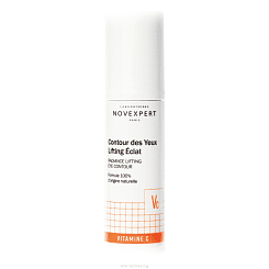Novexpert Vitamin C Крем-лифтинг для кожи вокруг глаз с эффектом сияния ,15 мл