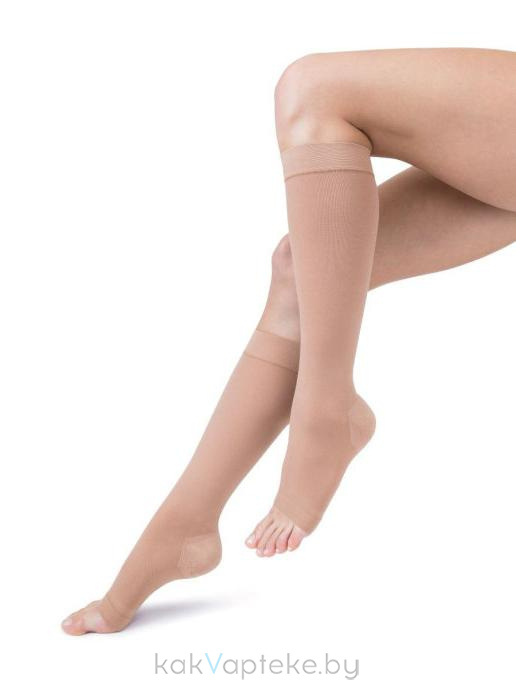 Гольфы антиварикозные AVICENUM/АВИЦЕНУМ PHLEBO 360 (открытый носок), р-р L long  цвет 8001