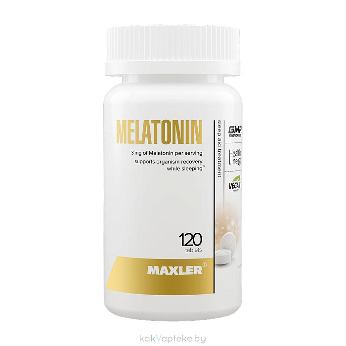 MAXLER БАД «Мелатонин» таблетки №120