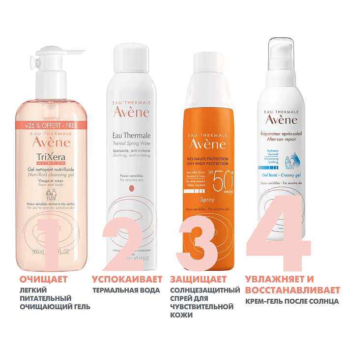AVENE Крем-гель "Восстанавливающий после солнца" 200 мл