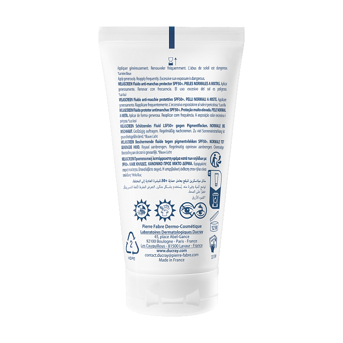 DUCRAY MELASCREEN Защитный флюид против пигментации SPF50+ (для осветления кожи) 50 мл
