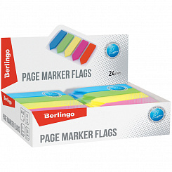 Berlingo Флажки-закладки 44*12 мм, 20 л.*5 неоновых цветов