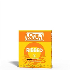 One Touch Ribbed Презервативы, 3 шт