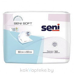 Seni soft Пеленки одноразовые (впитывающие) 60х60 30 шт