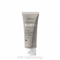 Selfielab FOR MEN Крем-бальзам после бритья Защита и уход, 75 мл