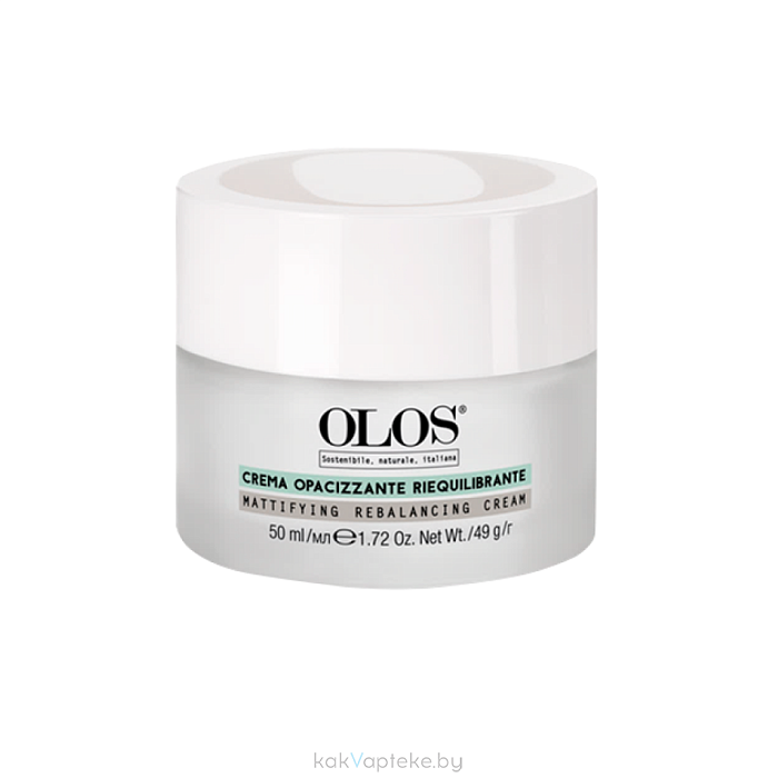 OLOS Матирующий балансирующий крем 50 мл