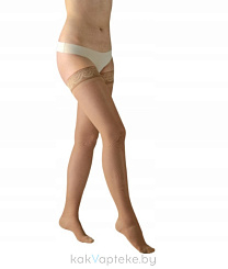 Чулки бедренные AVICENUM/АВИЦЕНУМ PHLEBO 140 (тонкие, кружево, закрытый носок),р-р S normal цвет 8030