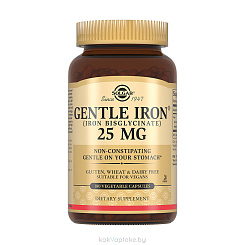 Solgar Легкодоступное железо Джентл Айрон, БАД капсулы №180