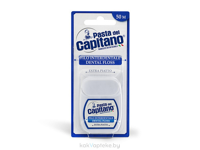 Pasta del Capitano Зубная нить, 50 метров