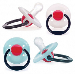 ПОМА Соска-пустышка (ПП, силикон, баллон круглой формы) 10 мес +, арт. 5312, 1 шт