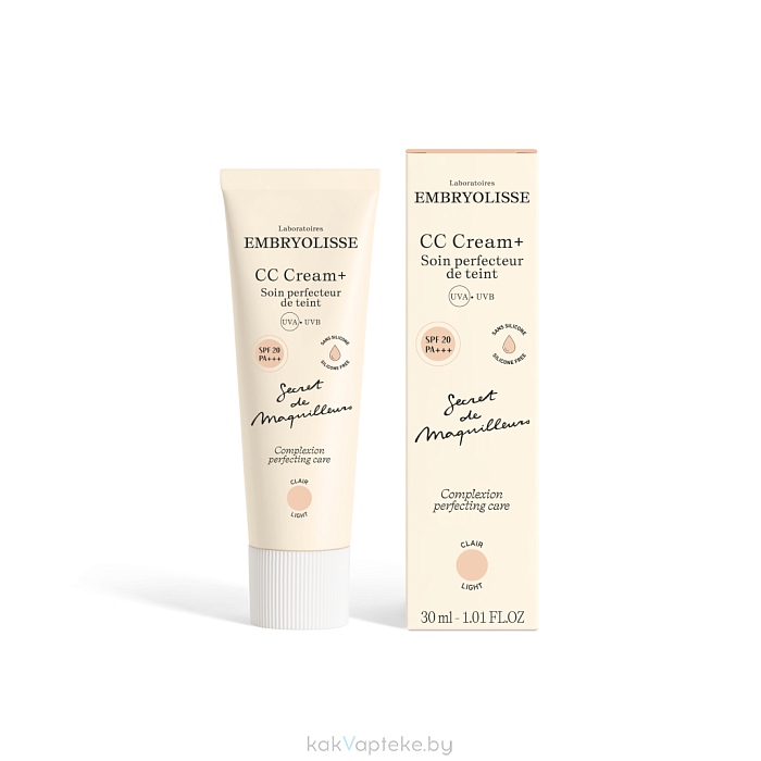 Laboratoires EMBRYOLISSE CC крем для безупречного тона лица SPF 20, тон светлый, 30 мл