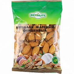 Econuts Миндаль очищеный, 70 гр