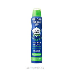 Tulipan Negro Дезодорант спрей мужской Спорт/FOR MEN SPORT, 200 мл