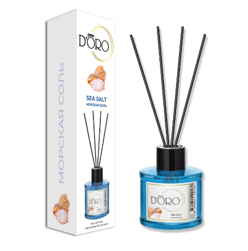 Gamma D'ORO Аромадиффузор для дома Морская соль 100 мл SEA SALT