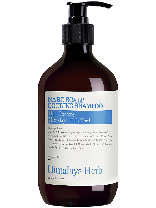 NARD Охлаждающий шампунь для волос склонных к жирности Scalp Cooling Shampoo, 500 мл
