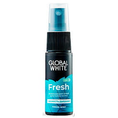 GLOBAL WHITE Fresh Освежающий спрей для полости рта 15 мл