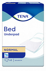 TENA Простыни (пеленки) впитывающие  Bed Underpad Normal 60x90, 5 шт.