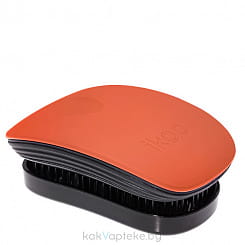 Компактная расческа ikoo pocket paradise orange blossom black (оранжевый цветок - компакт - черный)