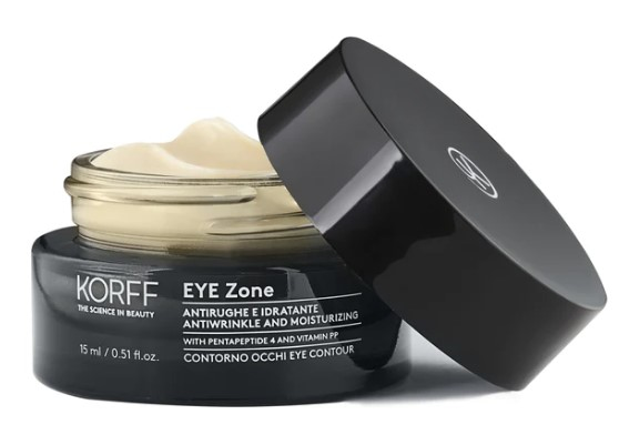 KORFF Крем для кожи вокруг глаз против морщин и увлажняющий, 15мл