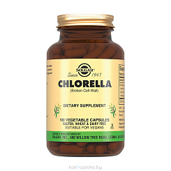 Solgar Хлорелла, БАД капсулы №100